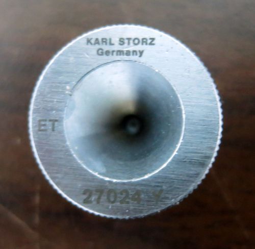Karl Storz 27024 Y Endoscopic Laparoscopic Insert Cone, Ureteroscope Attachment