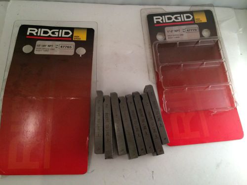 Ridgid 47770 Universal Die Head 1&#034;-2&#034; NPT HS - &amp; 47765 1/2 - 3/4 Set NEW - RH