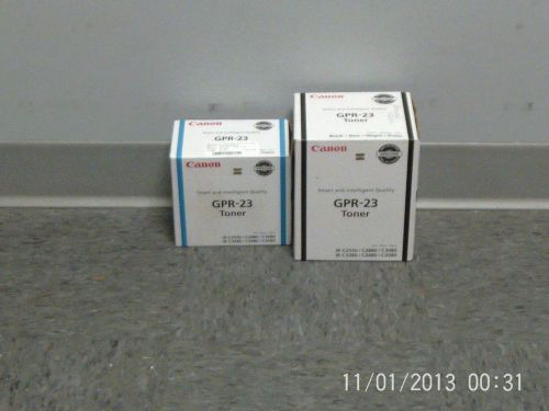 New Genuine Canon GPR-23 Toner Cartridges 1C 1K