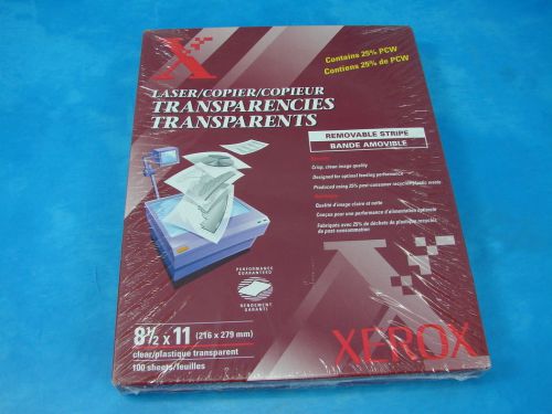 Xerox Laser/Copier Transparencies 3R3108 Sealed Box 100