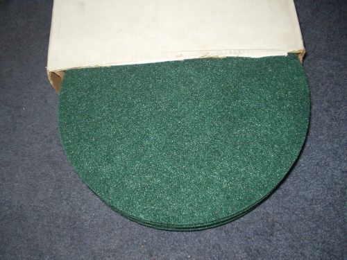 17&#034; Green Floor Cleaning Pads! 5 Pads /case! Floor machine Floor Scrubber