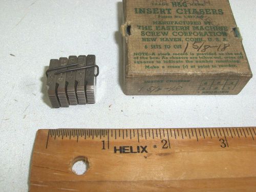 H &amp; G CHASERS 108 DH HEAD SIZE 1-5/8&#034;-18  RIGHT HAND  (1 SET 5 Pcs)