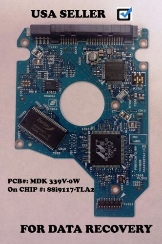 Toshiba MK3261G 320GB PBC Board MDK 339V-0W 2.5&#034; SATA On chip 88i9117-TLA2