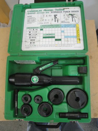 Greenlee 7804sb/7906sb quick draw hydraulic punch driver for sale
