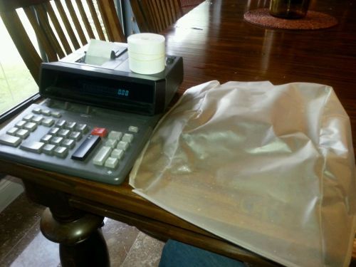 Texas Instruments TI-5320II  Electronic Calculator Adding Machine Manual &amp; Cover