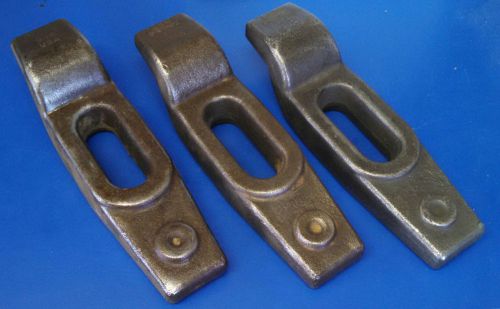 Lot of 3 Ken Forging 8&#034; Strap Clamp Hold Down Goose Neck - No. 942 - USA