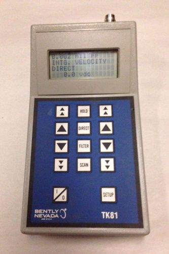BENTLY NEVADA TK81 Tunable Filter/Vibration Meter