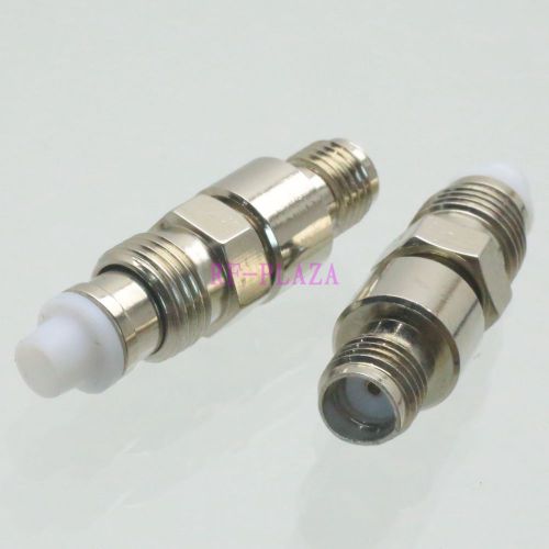 Adapter FME female jack to SMA female jack straight RF COAXIAL