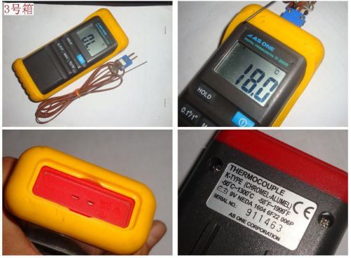 As one it-2000 k-type -50-1300°c digital thermometer (lost battery cover) for sale