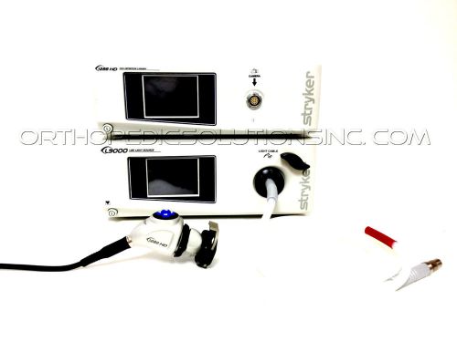 Stryker 1288-010-000 &amp; 1288-210-122 &amp; 220-210-000 Camera Set *With Warranty*