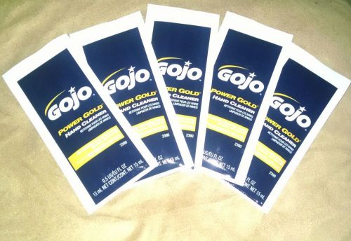 Gojo  power gold hand cleaner .05 oz (5 pack) for sale