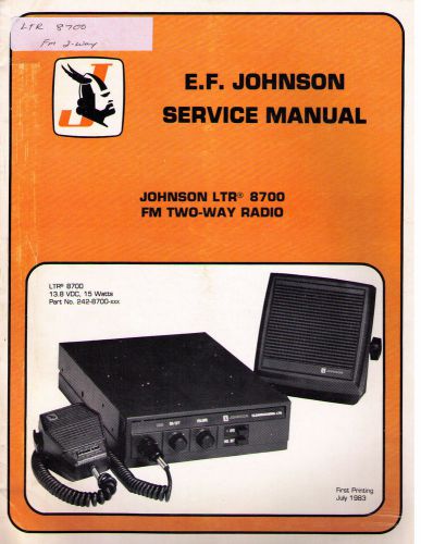 Johnson Service Manual LTR 8700 FM TWO-WAY