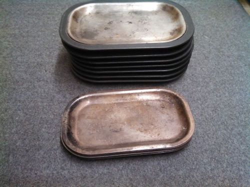 Thermo-Plates 7 thermo plates with 2 each sizzle trays-Fajita Plates Used