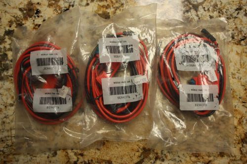 **THREE (3) NEW MOTOROLA HKN4137A MOBILE POWER CABLES**