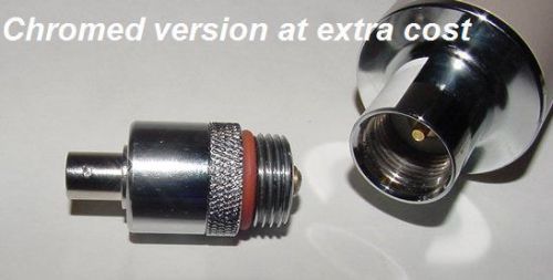 Chromed Brass CJ-1 CP-1 Connector to BNC adaptor for Eberling probes and meters