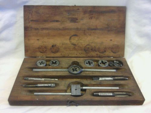 Collectible ~ Vintage ~ Morse ~ Star ~  R&amp;N ~ Tap and Die Set with Wooden Box