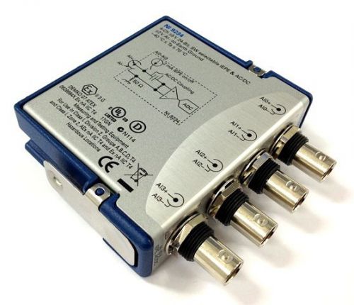 National Instruments NI DAQ 4 channel module NI 9234 Accelerometer / Microphone