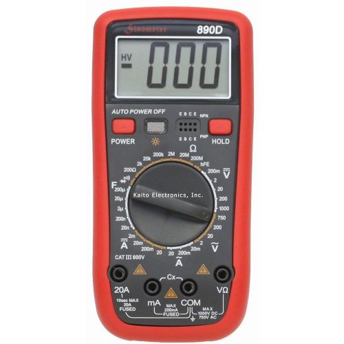 Sinometer 890d ac dc voltage 20a resistance capacitance multimeter for sale