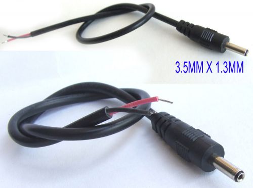 2PCS 3.5mm x 1.3mm DC Male plug Cables converter for Notebook DC Power Chargers
