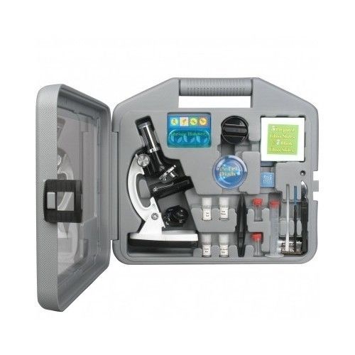 Beginner Microscope Kit, LED and Mirror Illumination,Magnification Kids Toys NEW