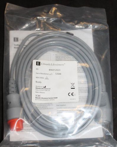 New Edwards Lifesciences TruWave Reusable Cable PX1800 896012023 Free Shipping!