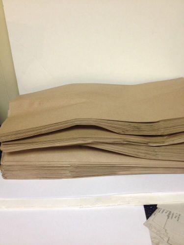 200 DURO 20# Kraft Brown Shorty POS Paper Bags Beer Six Pack 16x8x6&#034; NEW