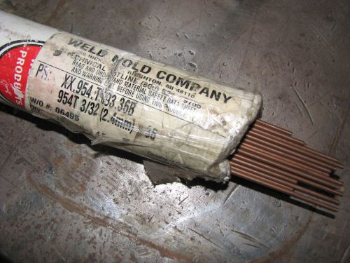 Weld mold 954 3/32 chrome moly tungsten tig welding filler rod 1lb bladesmith for sale