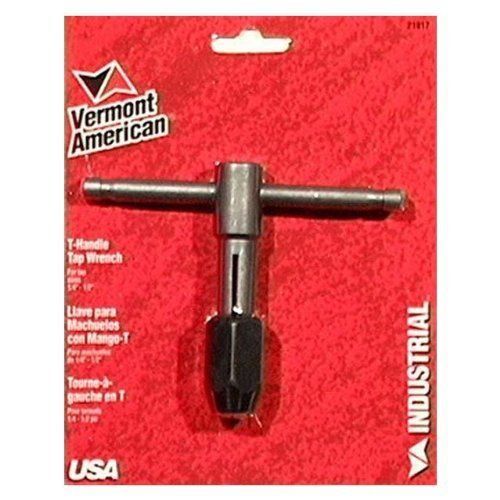 Vermont American 21917 T-Handle Tap Wrench 1/4 through 1/2 Inch, Free Shipping