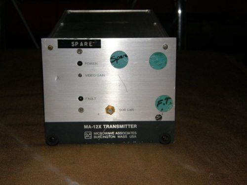 Microwave Associates MA12X Tx Transmitter 12,706.25 MHz Tunable WR75 waveguide