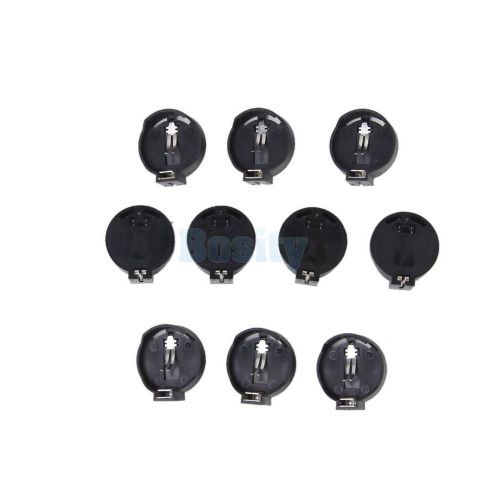 10pcs cr2025 cr2032 button coin cell battery socket holder case connector for sale