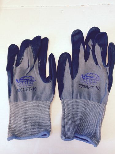 Pack of 23 Global Glove Tsunami Grip Foam Nitrile Black on Gray Size 10XL 500NFT