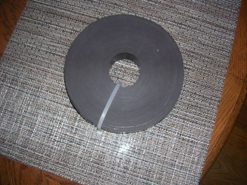 1 inch flexible magnetic strip black vinyl coating 1/32 by at least 50 feet long