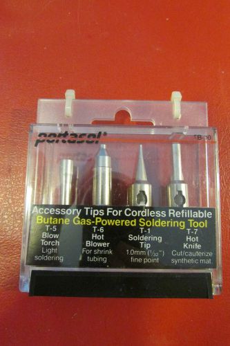 Portasol tb-10  accessory tip t-5 t-6 t-1 t-7 for butane soldering tools  new for sale