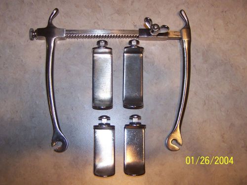 Cervical spine retractor with 2 sets of blades v mueller german surgical surgery for sale