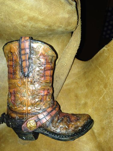 Cowboy Boot Pencil Holder