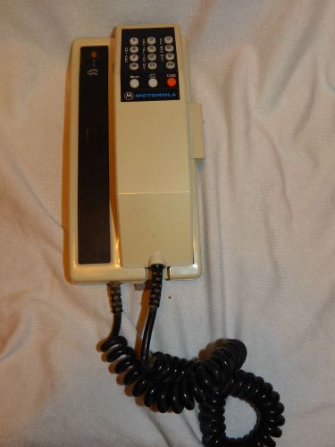 Vintage white Motorola Pulsar IMTS Car Cell phone Control Head P1364B