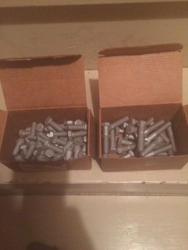 Hex bolt lot 3/8-16x1&#034; and 3/8-16x1 3/4 grade 8 for sale
