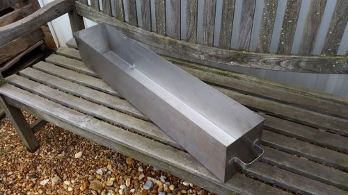 Stainless steel pan tray drain catch basin box drawer 6 x 6 x 36 for sale