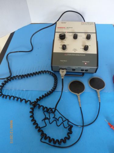 Amrex MS324A therapy stim unit with 2 pads