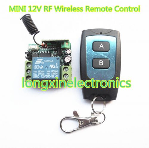 Mini 12v rf wireless remote control switch system 433mhz for sale