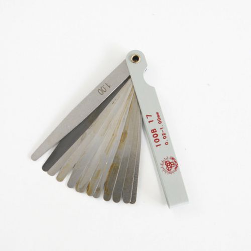 Stainless steel 0.02mm to 1mm thickness gap metric filler feeler measuring gauge for sale