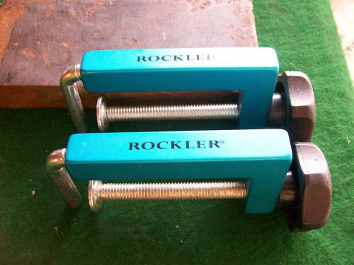 Rockler ajustible fence clamps for wood working for sale