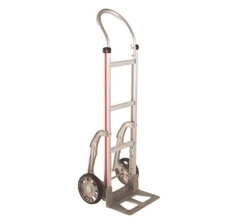 Magliner Aluminum Hand Truck Curved Handle Mold-On Rubber Wheels