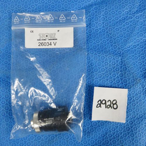 Karl Storz 26034V Scope Adapter with Silicone Leaflet Valve *New*