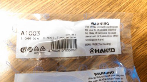 2 pcs  A1003  Hakko Desoldering Gun Lead-Free Solder Tip F 802 808 809 807  US