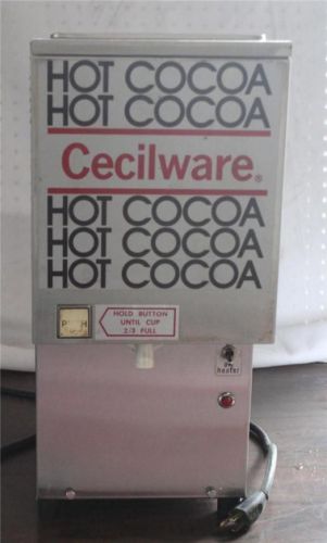 CECILWARE STAINLESS STEEL COMMERCIAL HOT CHOCOLATE, CAPPUCINO DISPENSER.