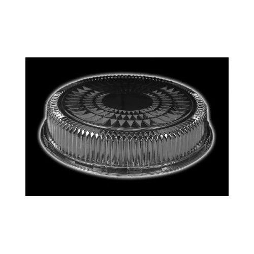 HANDI-FOIL® Plastic Dome Embossed Round Lid 25/Case in Clear Fits 212/213