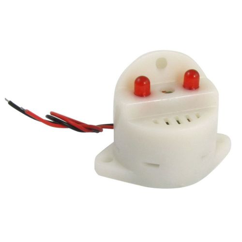 Dc 6-24v 30ma 2 wire industrial red led flash alarm buzzer 95db for sale