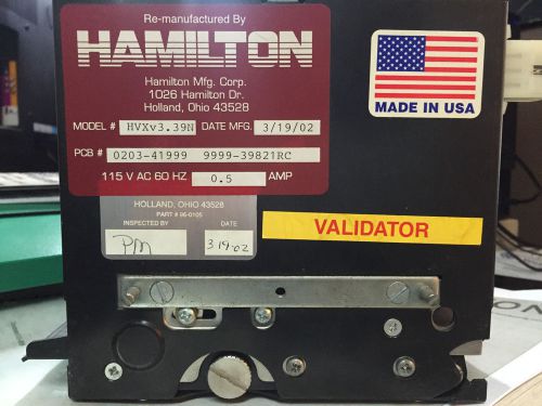 Hamilton Car Wash Money Validator  HVXv3.39