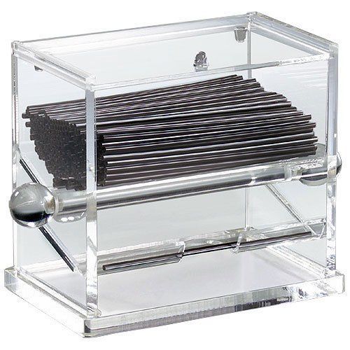 Tablecraft 226 Acrylic Stir Stick Dispenser, 5-1/2-Inch